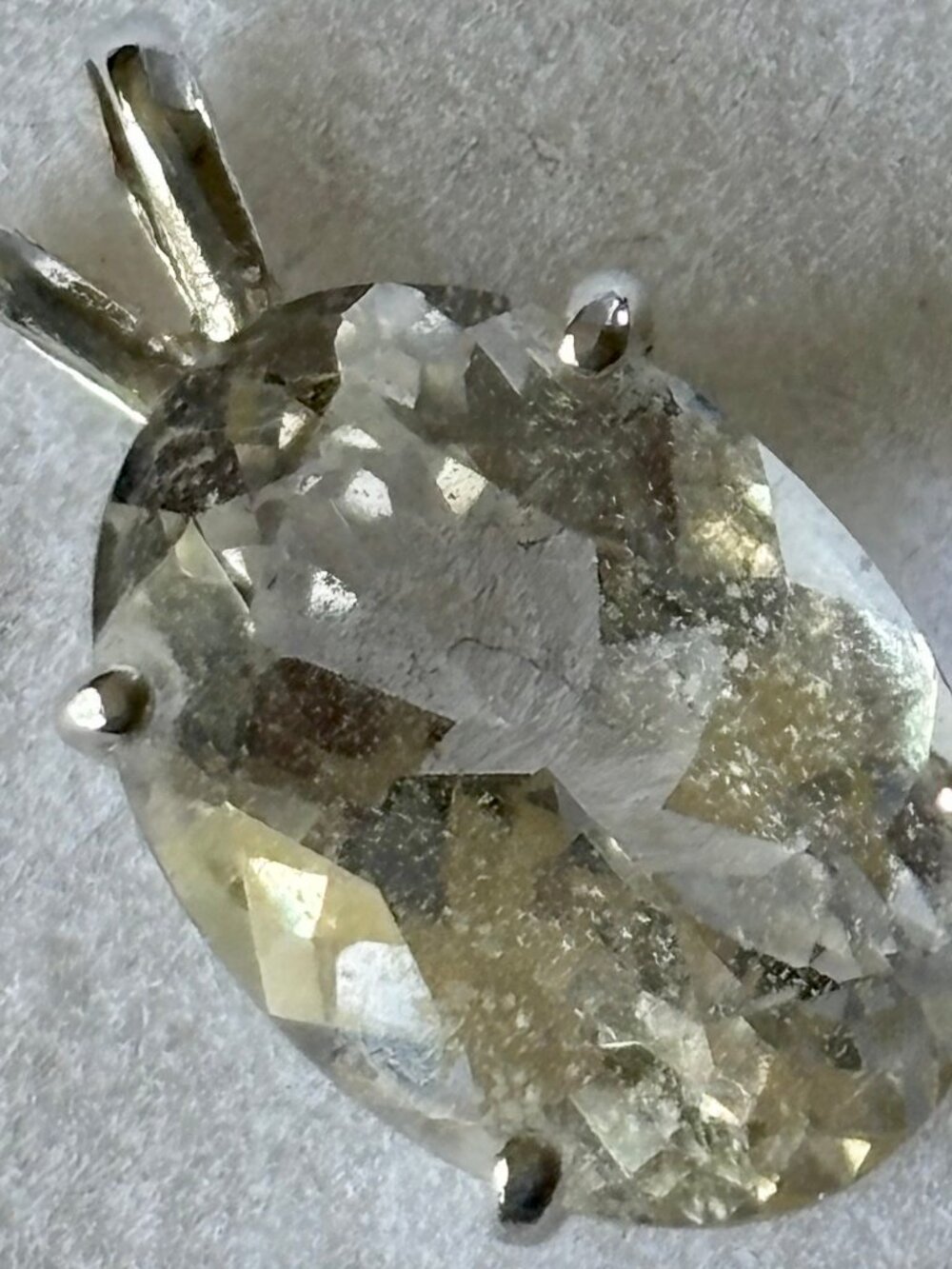 Quartz Silver pendant by Paul Jensen